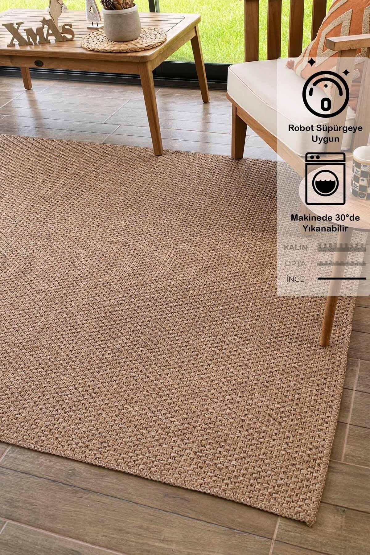 Rusticana 3101 Jute Based Modern Knitted Rug - Swordslife