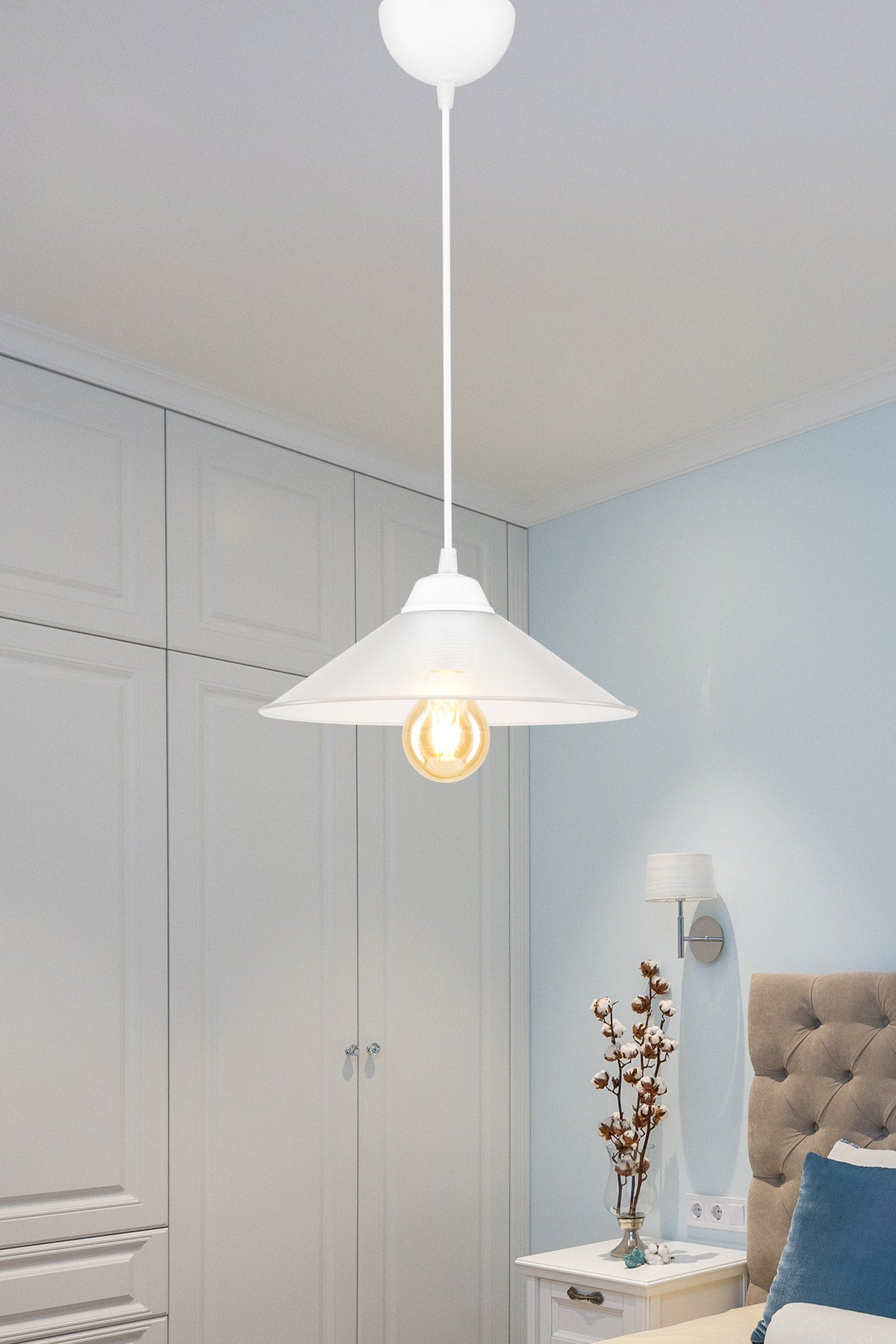 Pendant Chandelier Living Room Kitchen Hallway Bedroom Lamp Transparent