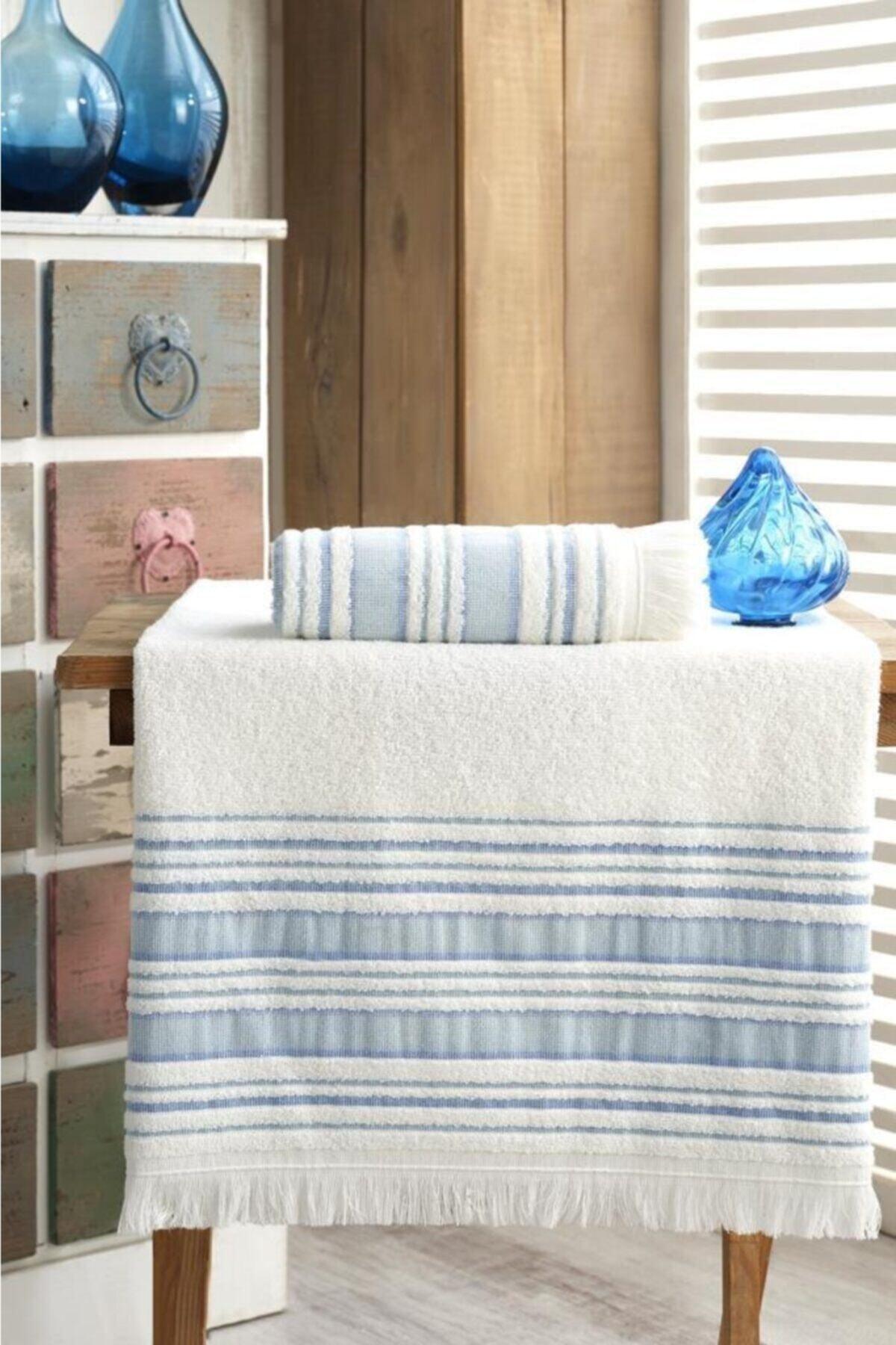 Blue Bath Towel Set 70x140 50x90 - Swordslife