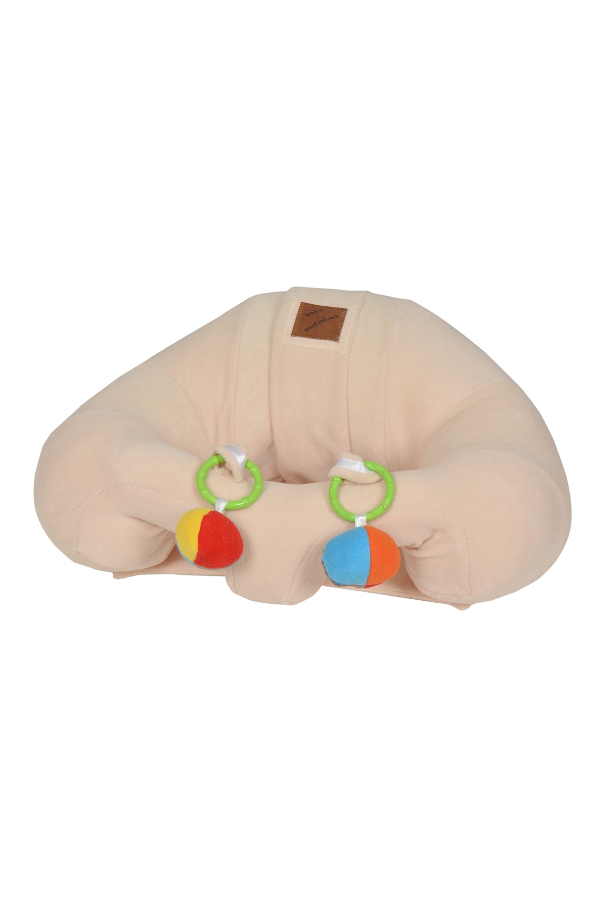 Rattle Beige Baby Sitting Support Cushion Baby Seat