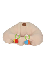 Rattle Beige Baby Sitting Support Cushion Baby Seat