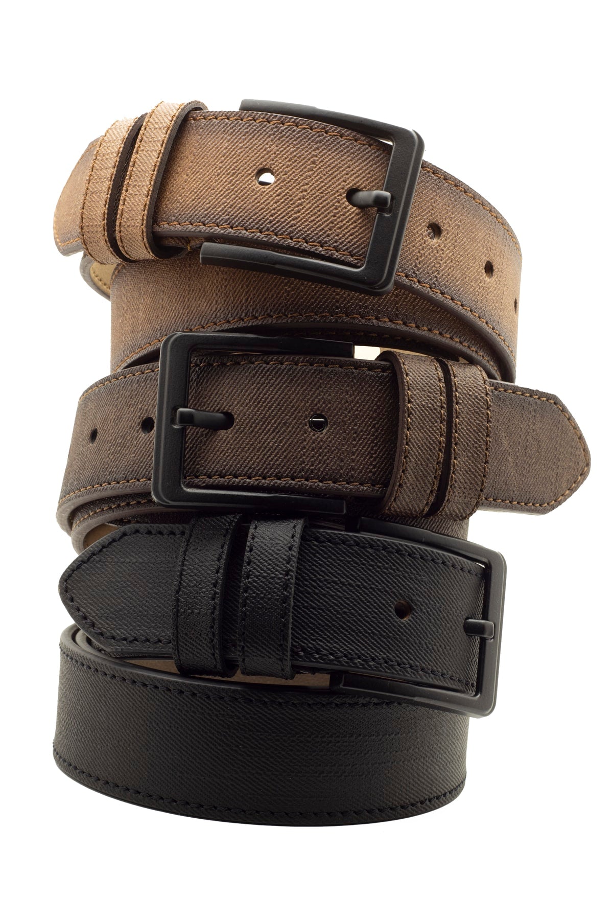 3 Pieces Men's Belt Suitable For Jeans And Canvas