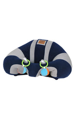 Rattle Navy Blue-Grey Baby Seating Support Cushion Baby Seat