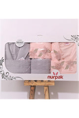 Pamir Luxury Embroidered Cotton Family Bathrobe Set (8 Pcs) - Swordslife