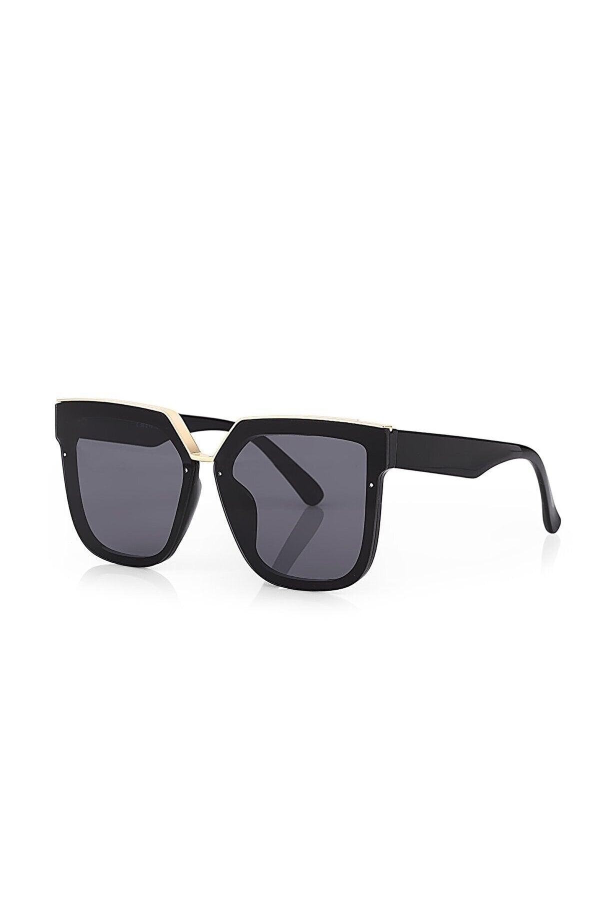 Women's Oversize Black Sunglasses Apsu031601 - Swordslife