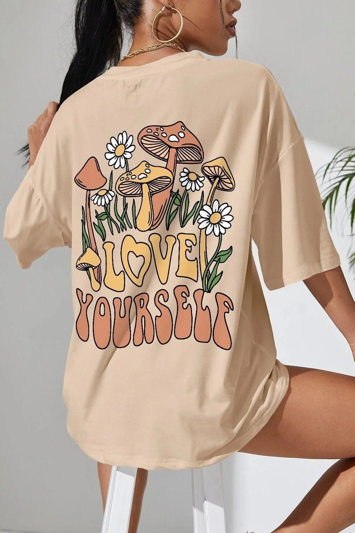 Love Yourself Printed T-shirt - Swordslife