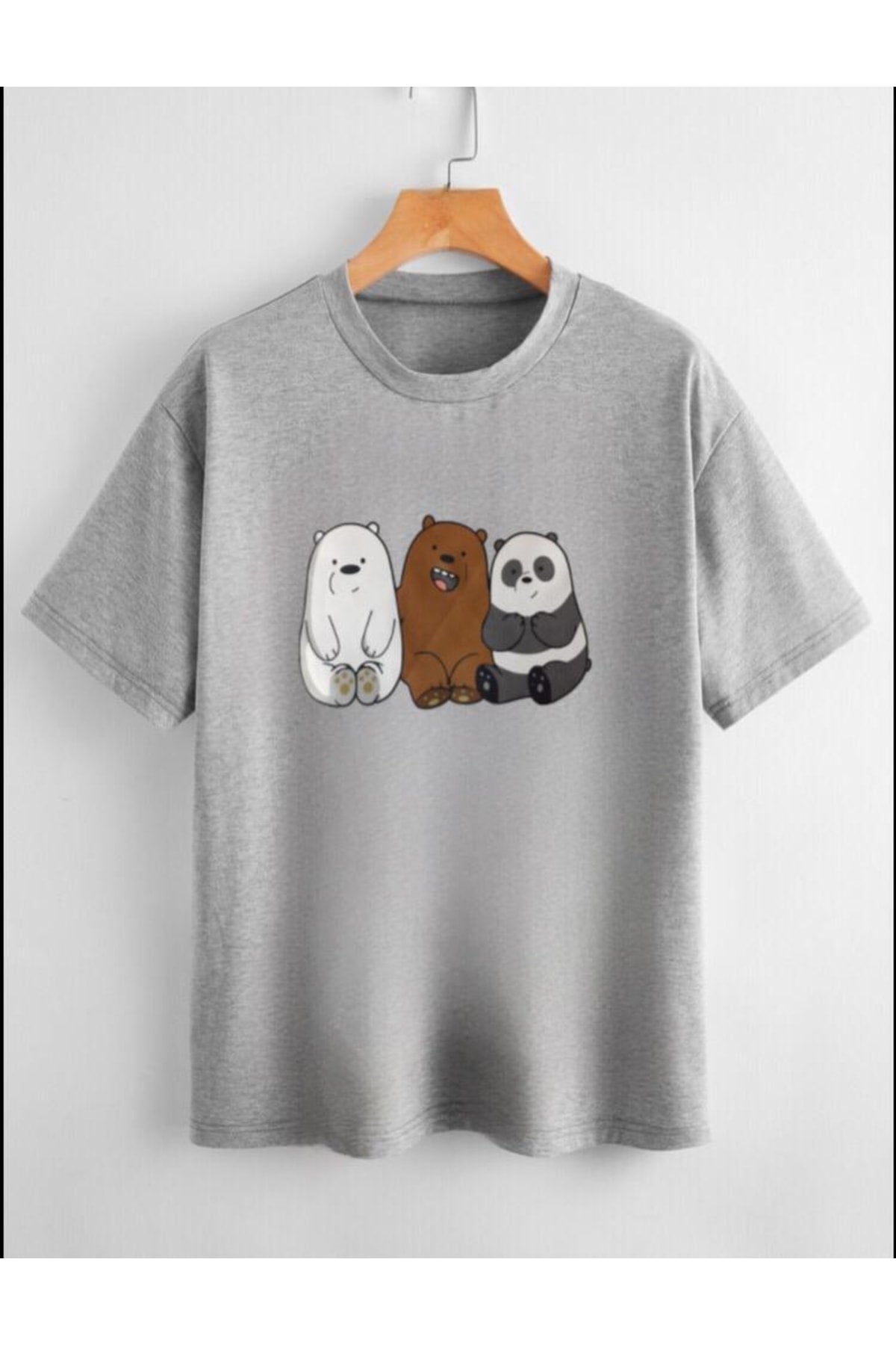 Pandas Printed Girls/Boys T-Shirt