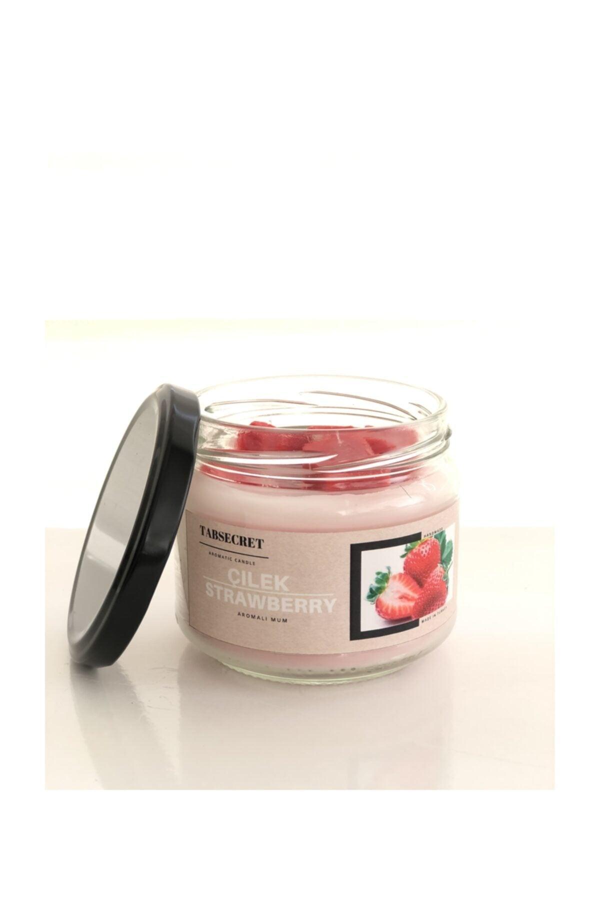 Magnolia Series Piece Design Strawberry Flavored Candle - Swordslife