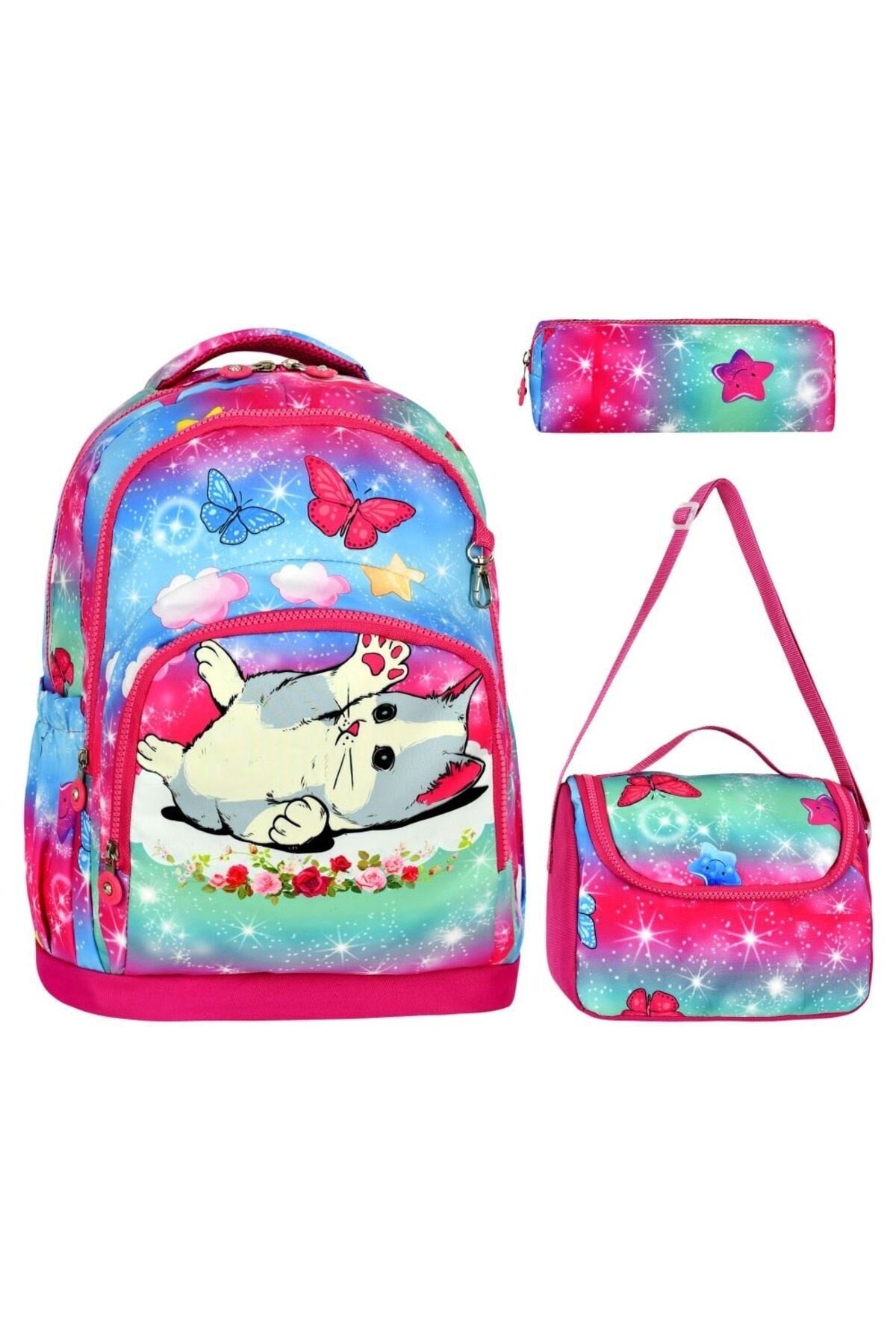 Yigit Boutique Printed Girls' School Bag