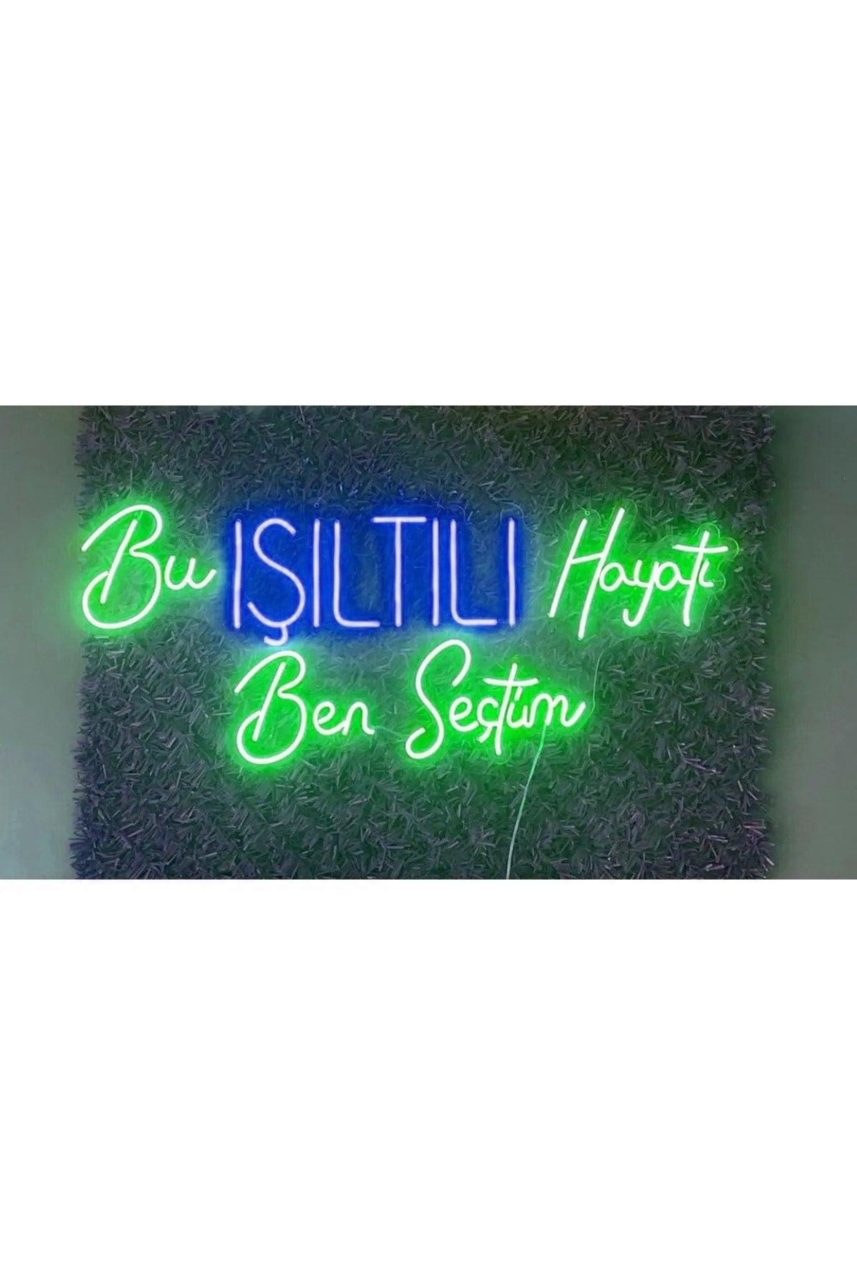 I Chose This Luminous Life Written Neon Led Lighting Sign Beauty Center Decoration - Swordslife