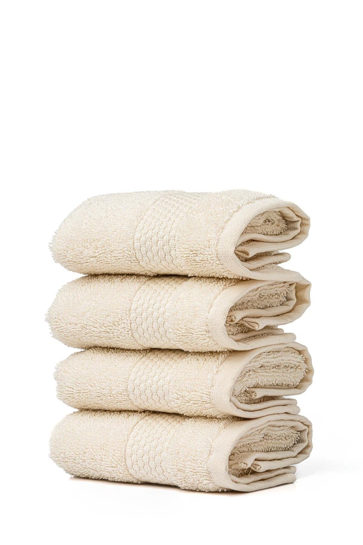 | Minerva | 100% Natural Cotton Set of 4 Guest Towels - Swordslife