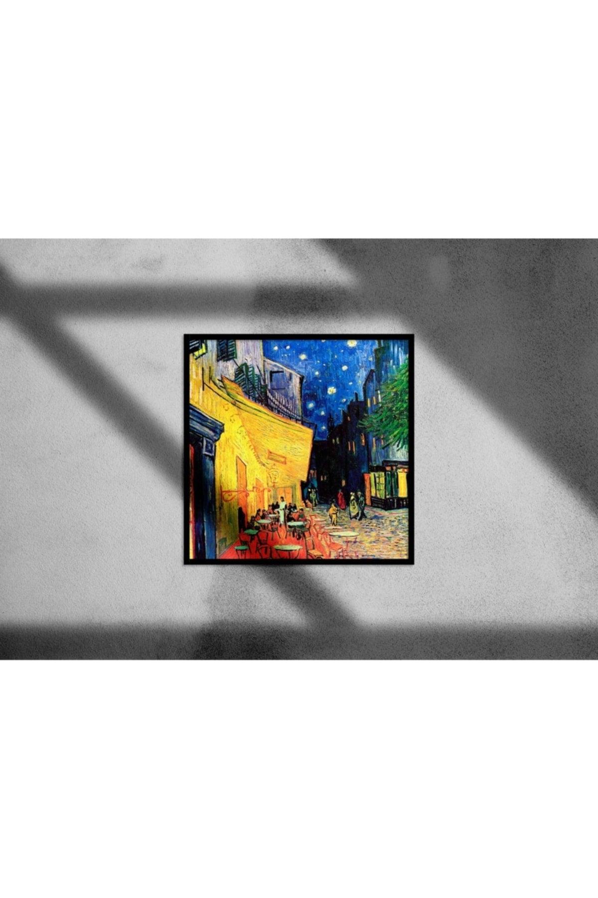 Van Gogh Cafe Terrace At Night High Printed Quality Mdf Painting 30x30cm T15 - Swordslife