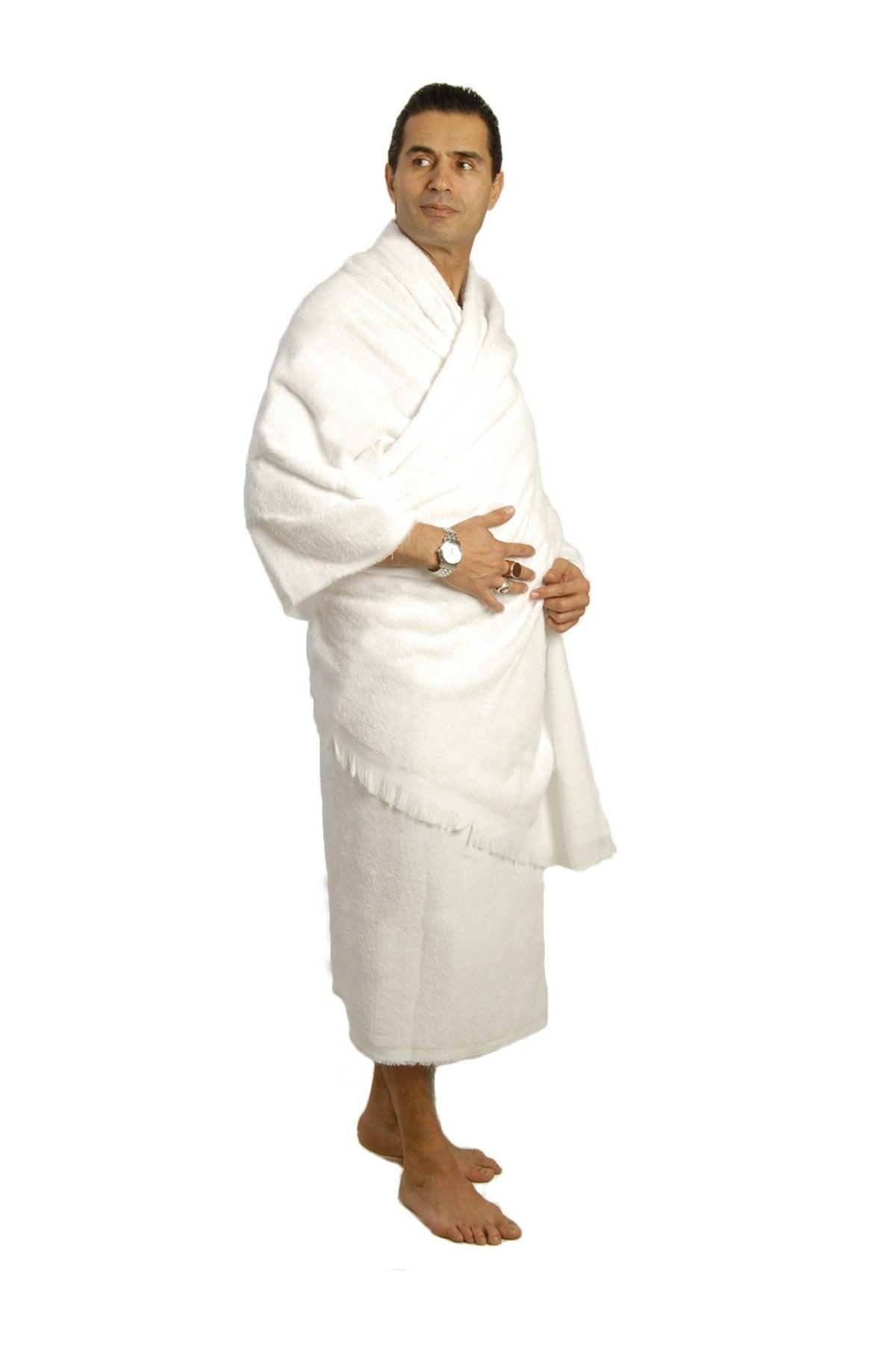 1250gr. 100% Cotton Men's Ihram For Hajj - Umrah (with BELT SOAP GIFT) - Swordslife