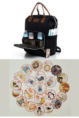 Luxury Waterproof Stainproof Baby Care Backpack And Pregnancy And Baby Photo Shoot Sticker Set