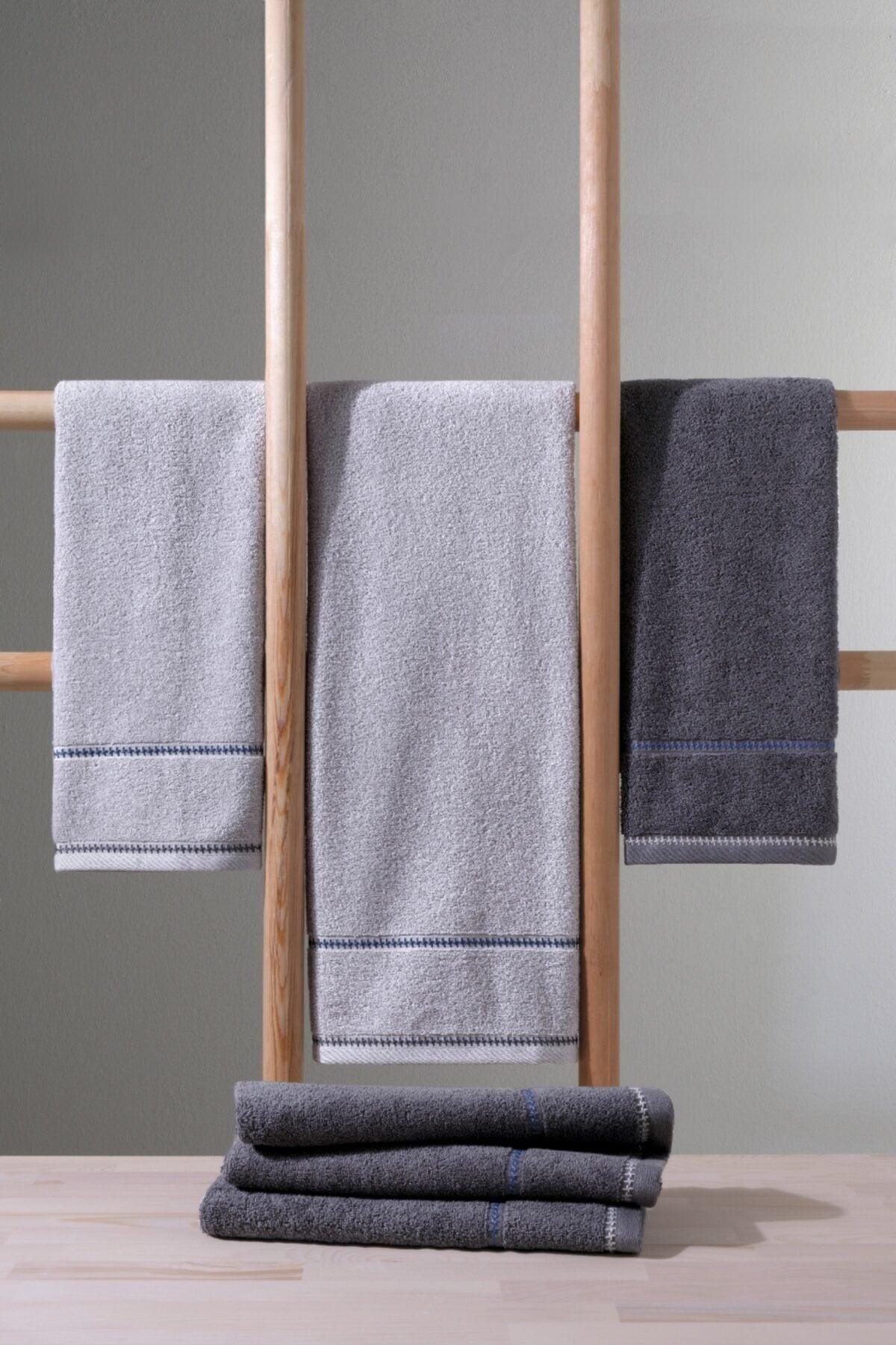 Profundo Set Space - Extra Soft, Modern 100% Cotton 50x90 - 70x140cm. Bath Towel Set - Swordslife