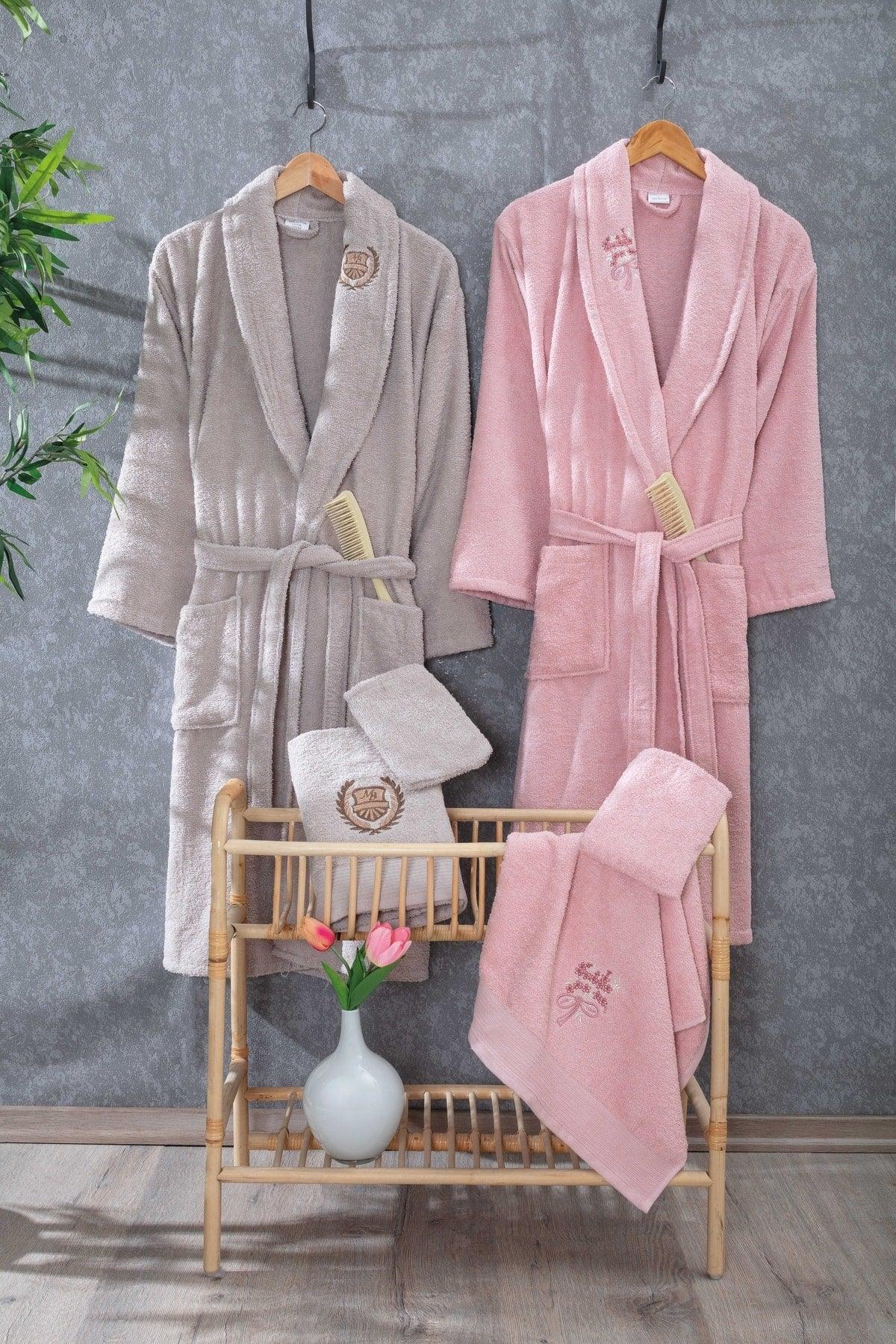 10 Piece Embroidered Bathrobe Set - Bathrobe - Bathrobe Set - Dowery Set - Swordslife