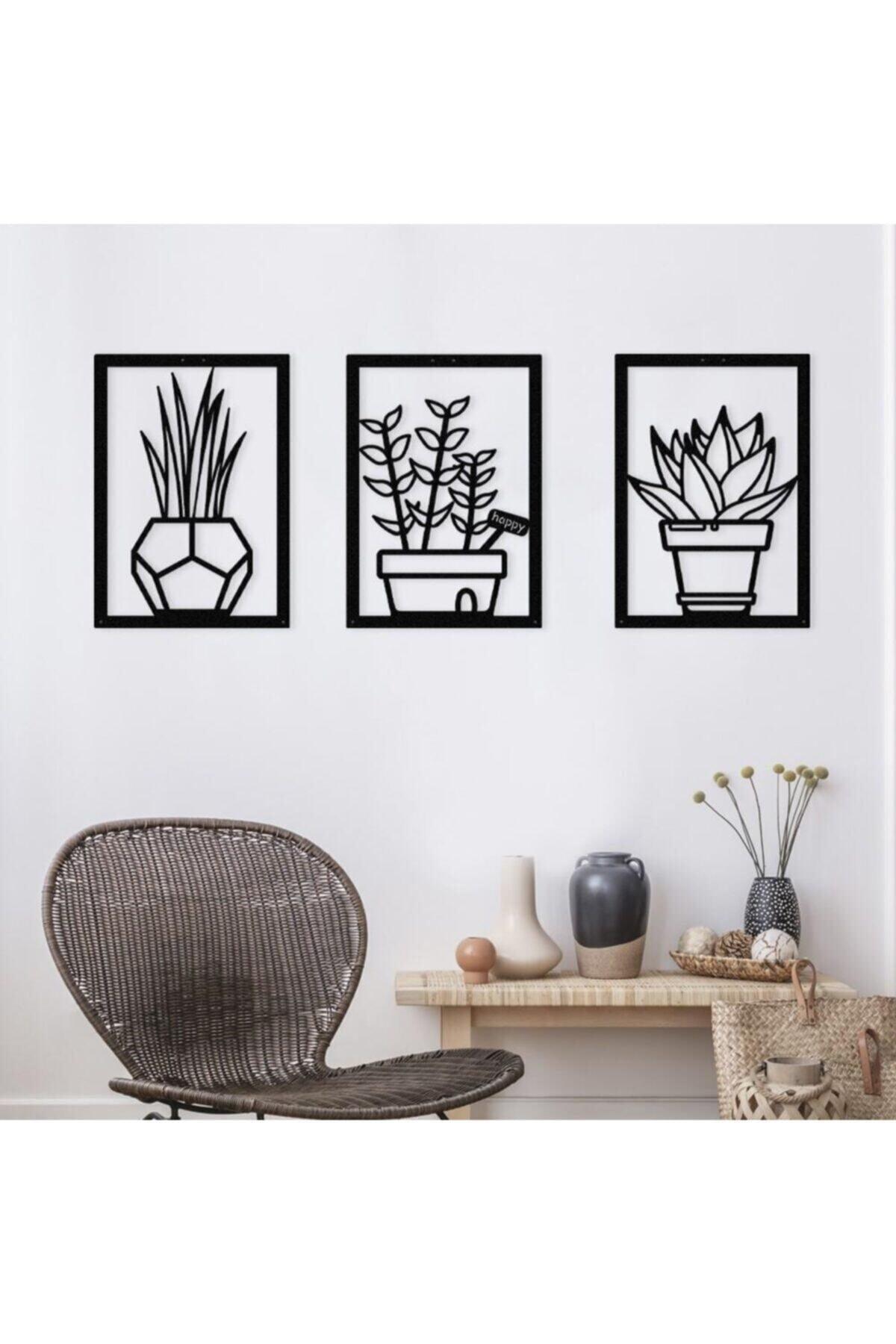 3-pot Flower Wall Decor - Swordslife