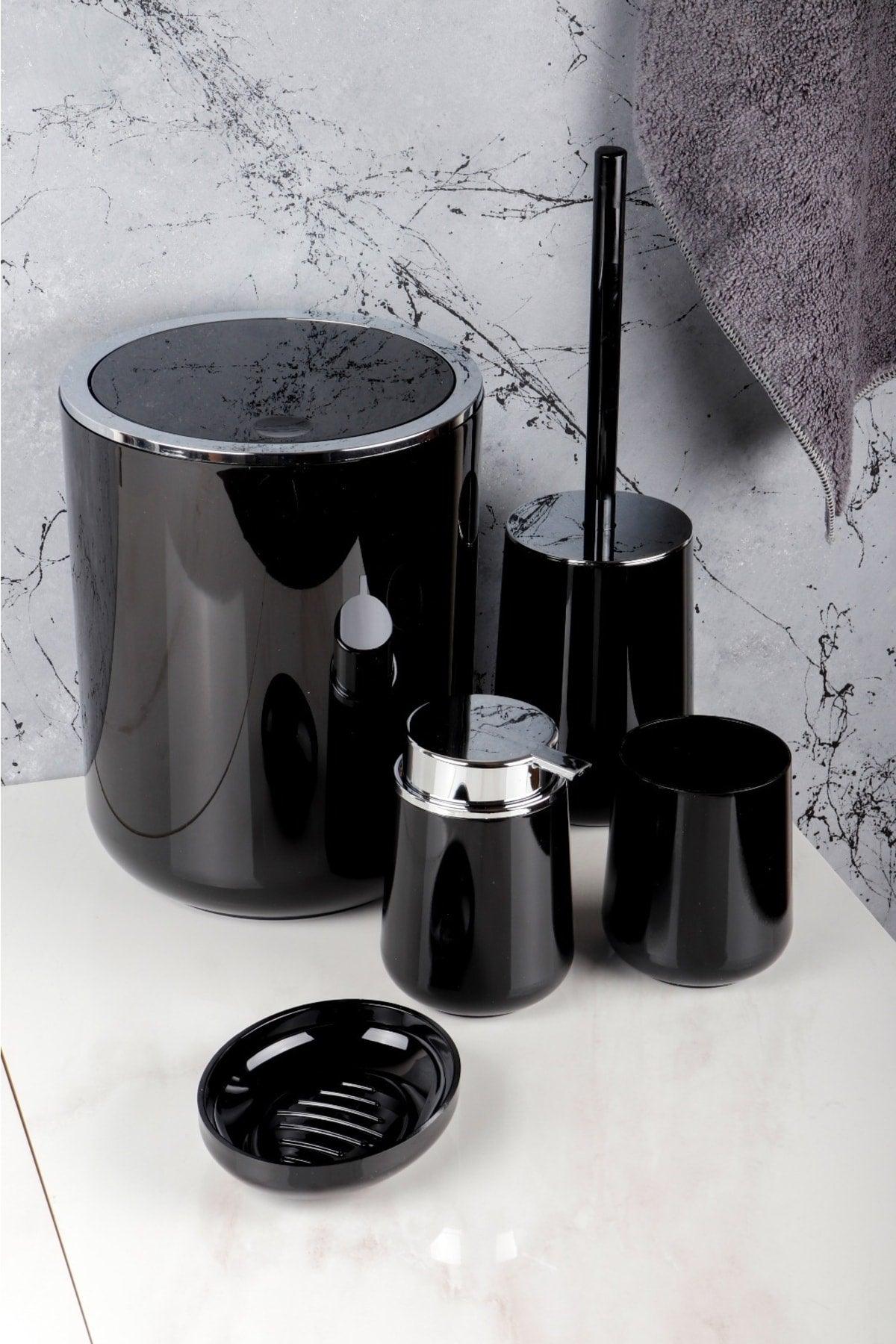 Acrylic 5 Piece Round Bathroom Set - Swordslife