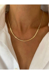 Elegans Women's Gold Necklace - Swordslife