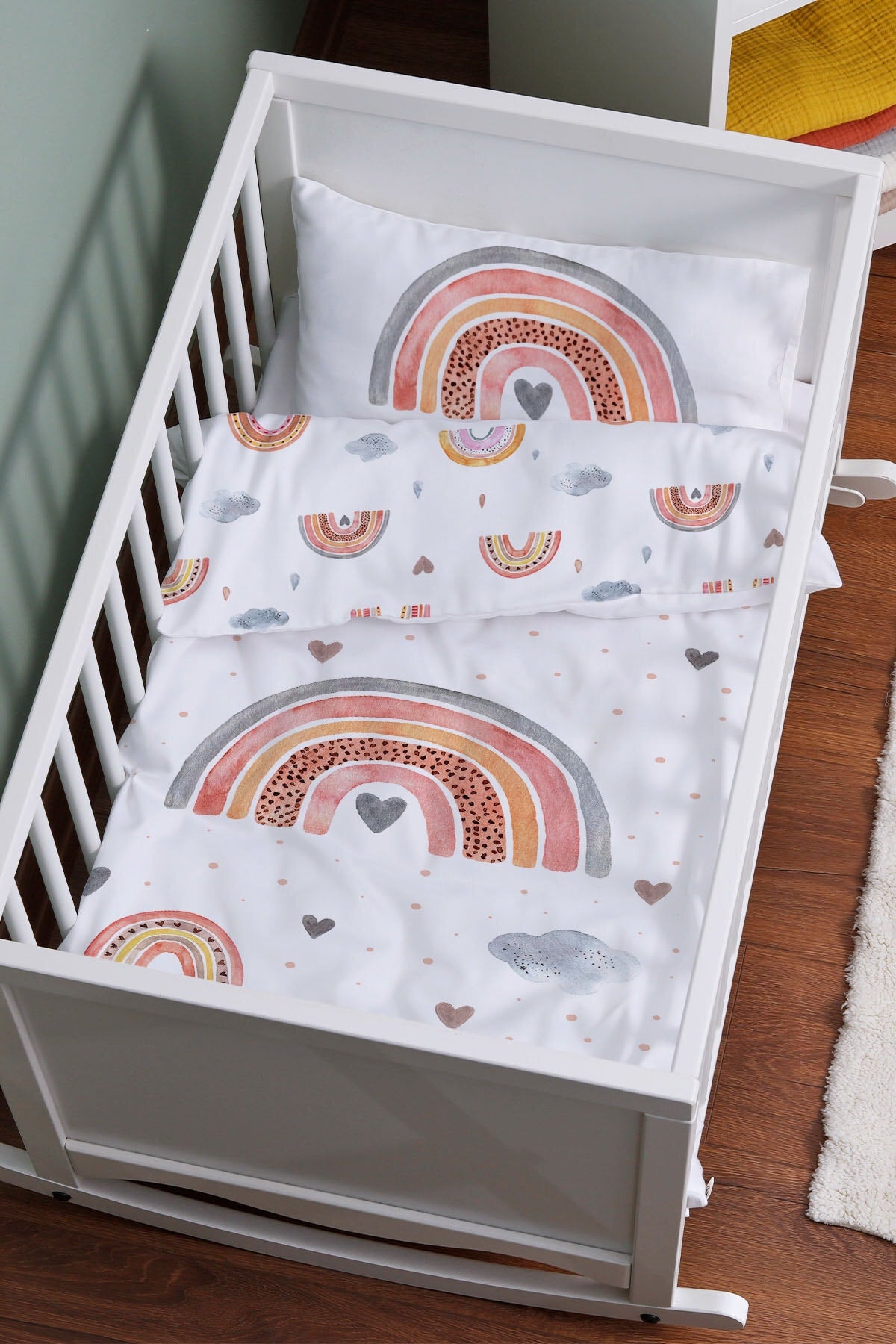 Mother's Side Crib Sleeping Duvet Cover Set - For Baby