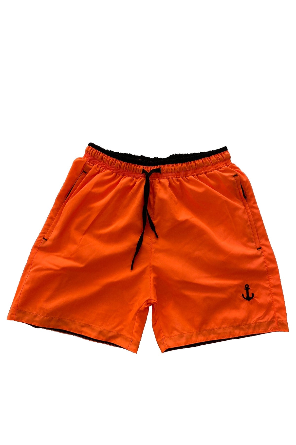 Colorful Pocket Zipper Marine Shorts