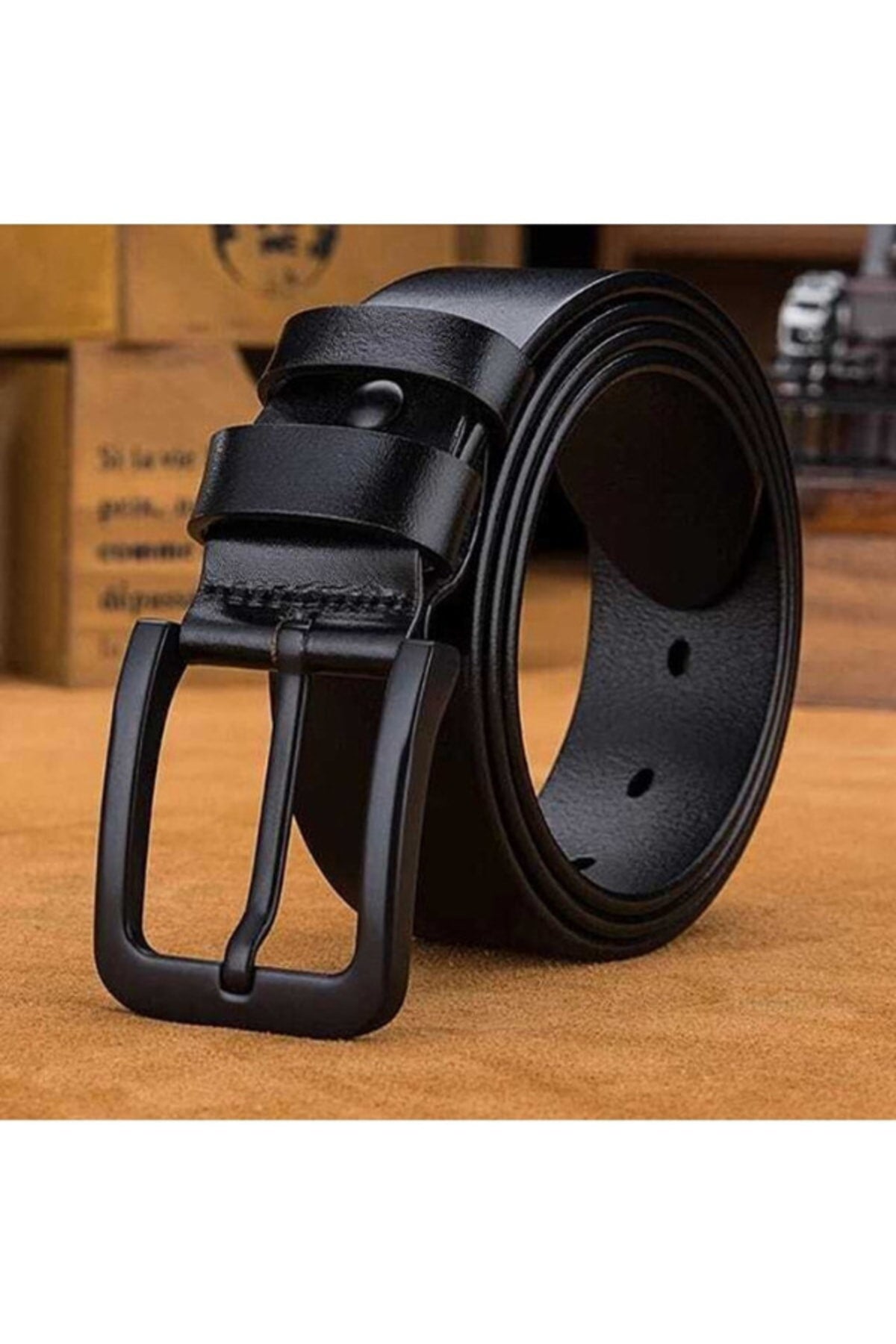 Belt Suitable For Men's Leather Jeans And Canvas Trousers
