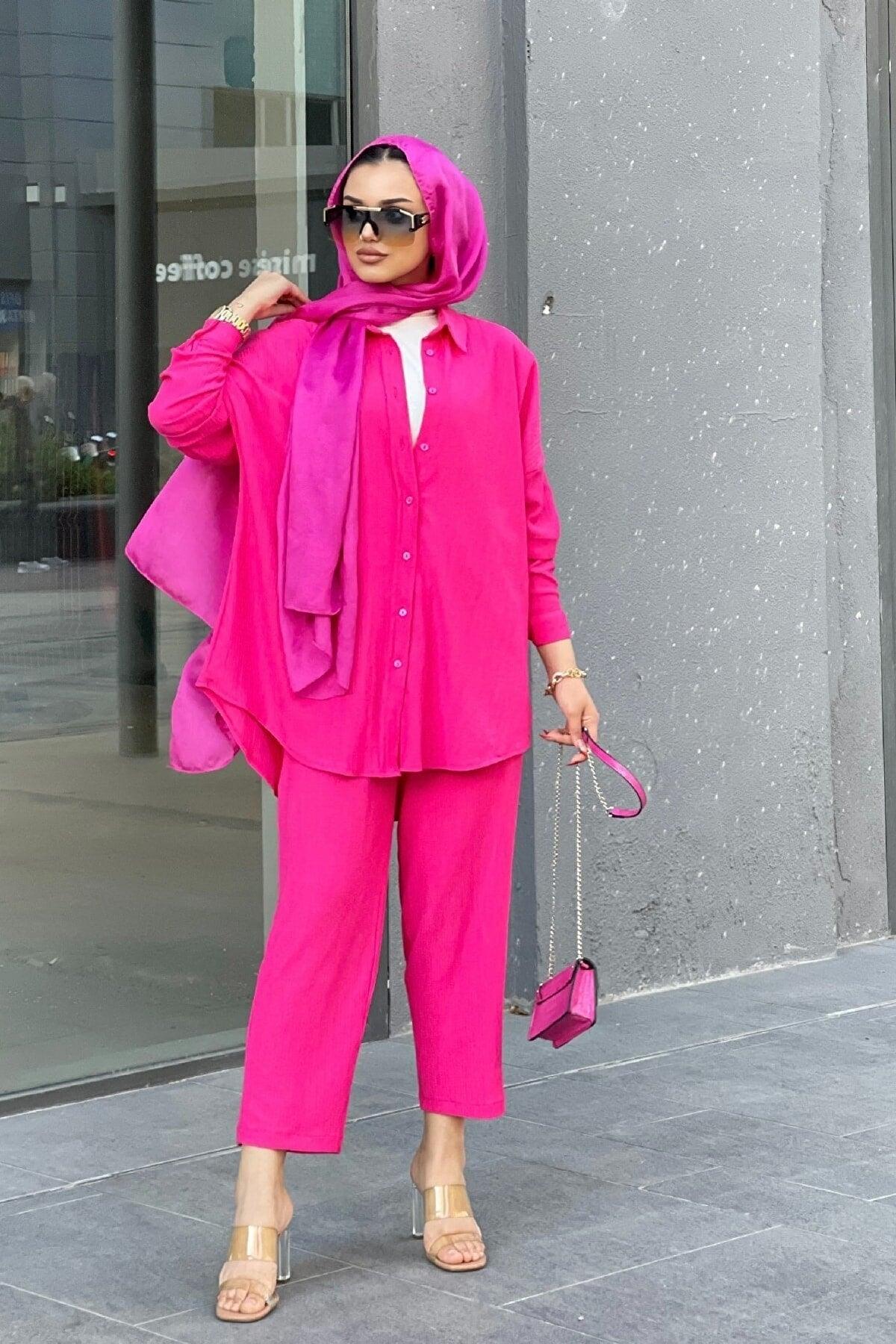 Women's Hijab Suit with Pants - Swordslife