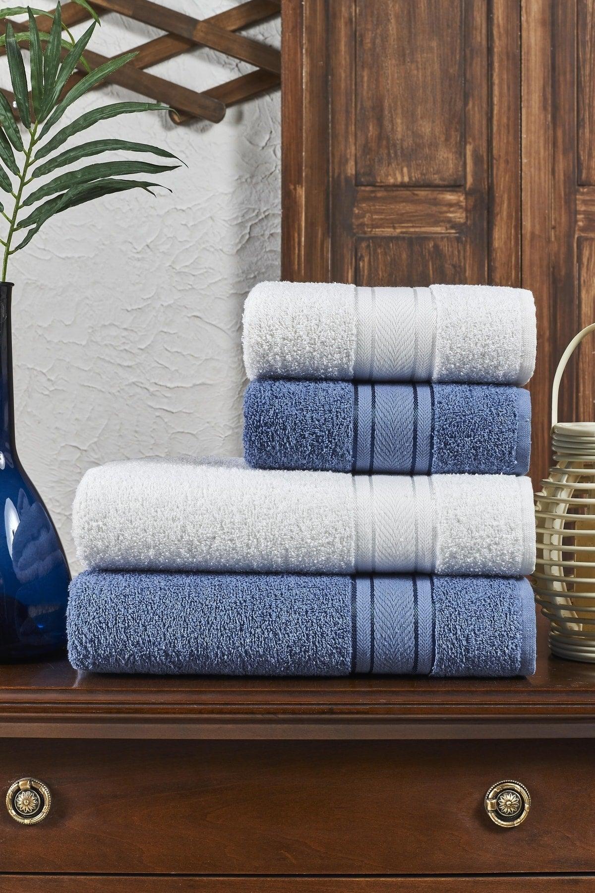 Bath Towel Set Turkish Bath Set of 4 - Swordslife