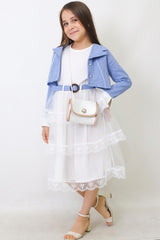 Girl Summer Skirt and Bag Dress Set (2023 NEW SEASON 117)