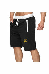 Go Pocket Zipper Printed Shorts