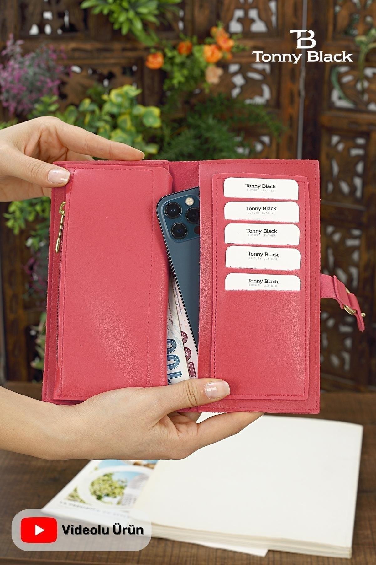 New Season Multi-Cell Phone And Coin Compartment Card Holder Phone Holder Clutch Bag Portfolio Wallet