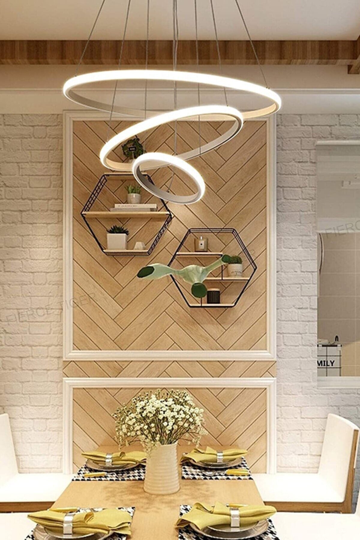 Etage Led Chandelier White Ldav-43