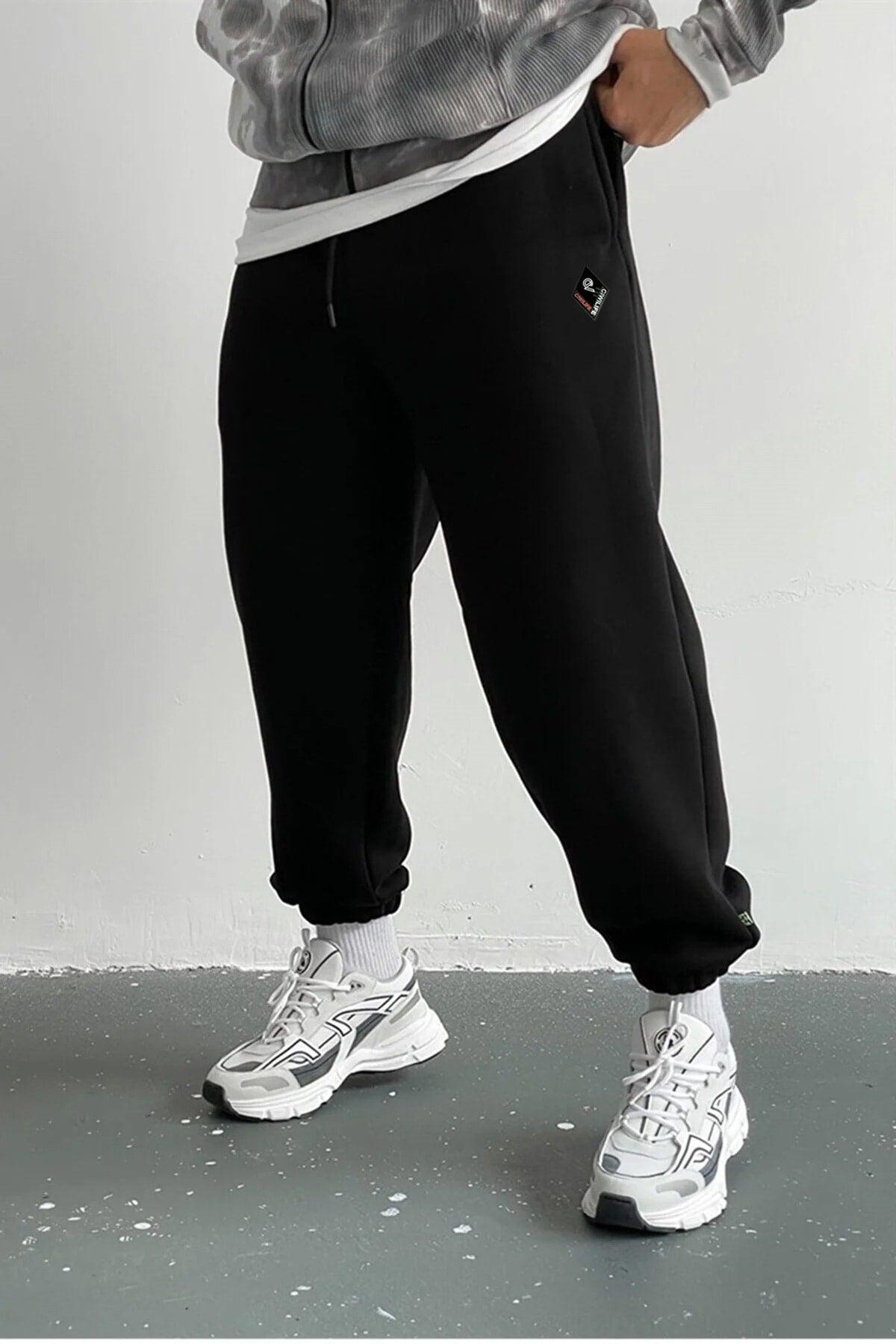 Unisex 2ip Knitted Fabric Tracksuit Bottom - Swordslife