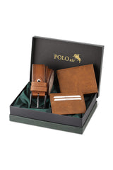 Taba Set in Belt Wallet Card Holder Gift Box