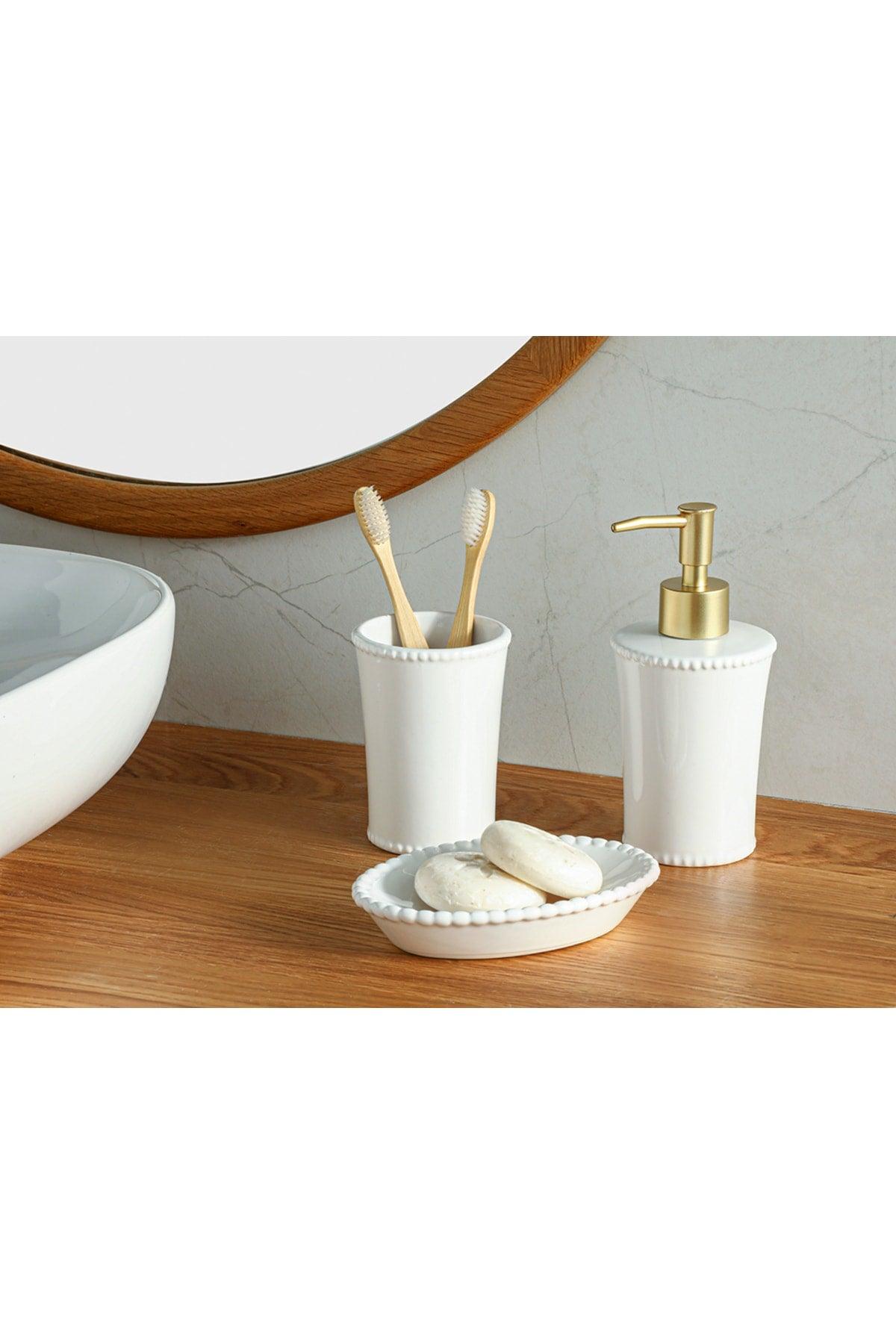 Venice 3 Piece Bath Set White - Swordslife