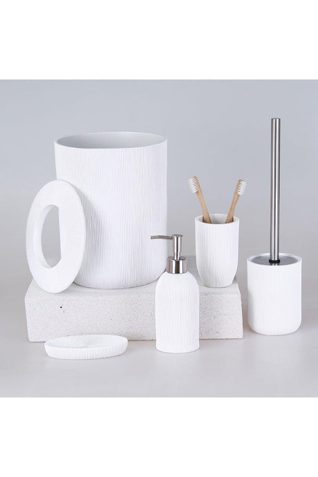 Lydia Bathroom Set White - Swordslife