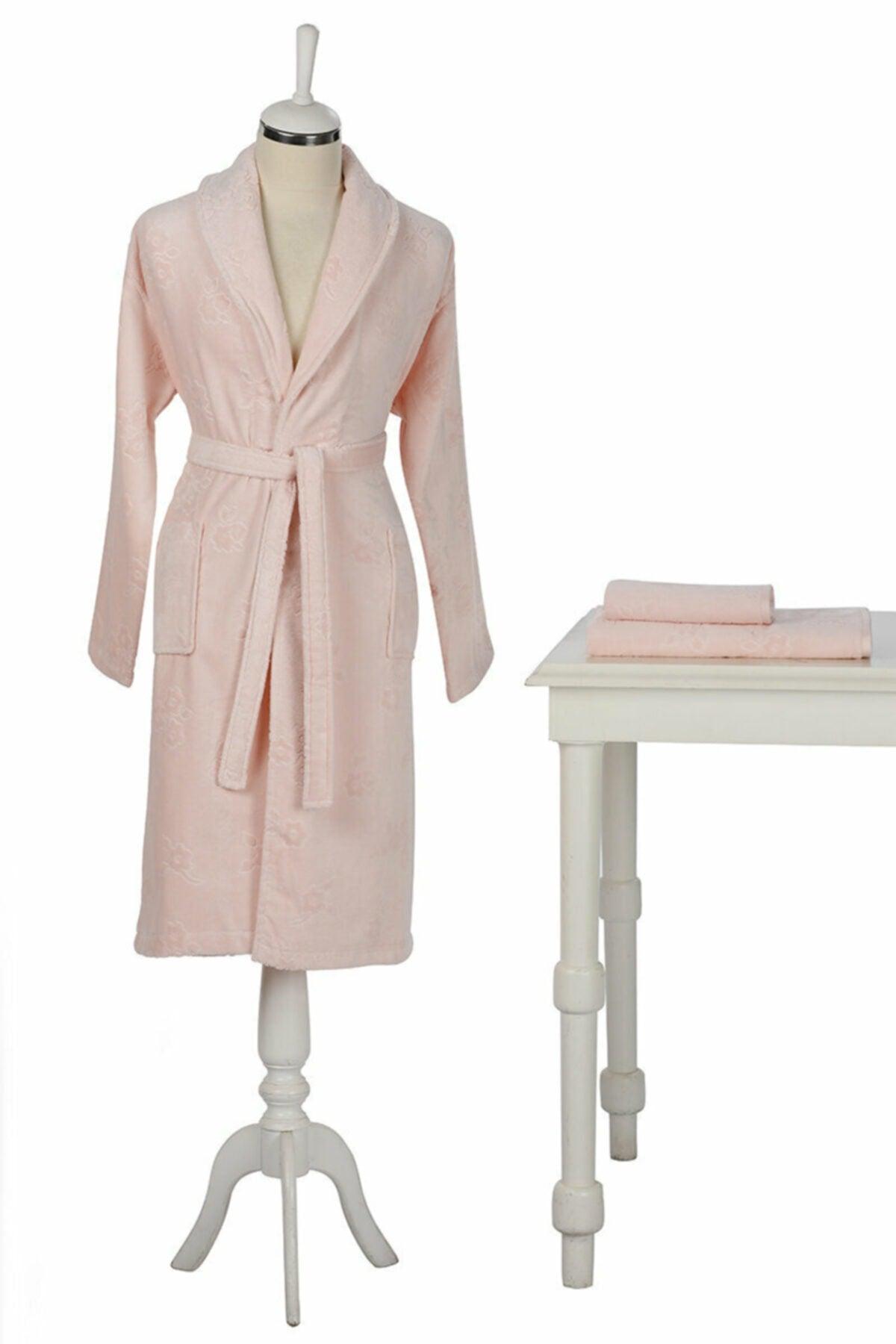 Mayra Velvet Towel Women's Bathrobe Set - Swordslife