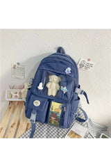 Design , Korean Style , Multi-Compartment, Accessory School Bag