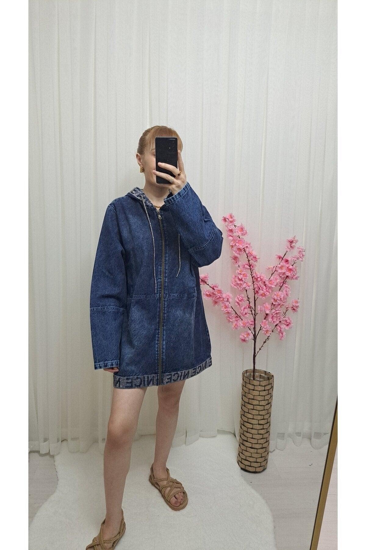 C87 Large Size Stone Washed Fabric Denim Jacket - Swordslife