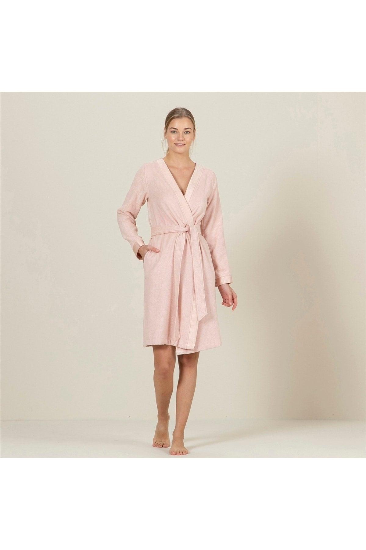 Floss Women's Bathrobe Light Salmon - Swordslife