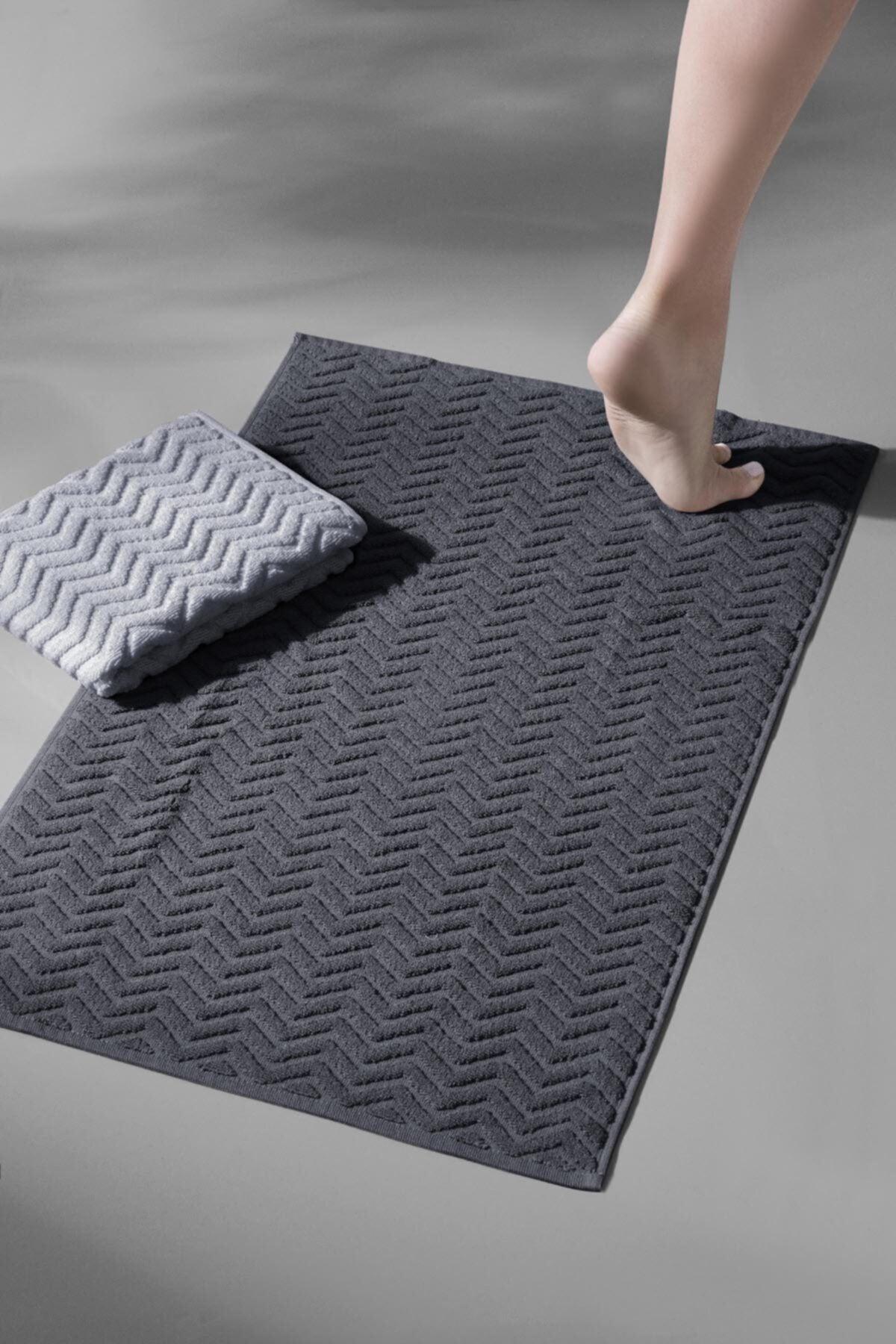 Taffeta X Bathmat Space - Extra Soft, Modern 100% Cotton 50x75cm. Foot Towel / Bath Mat Set - Swordslife