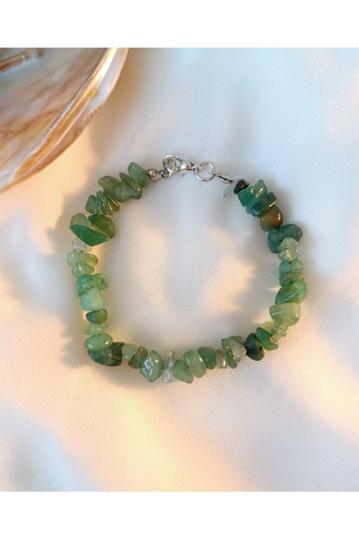 Women's Aventurine Broken Natural Stone Bracelet - Swordslife