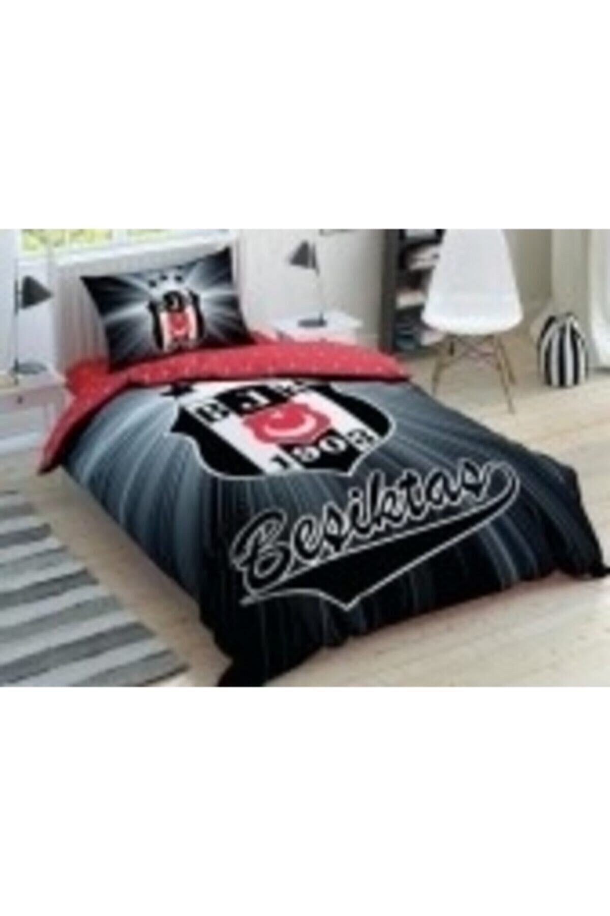 Beşiktaş Light Glow Licensed Duvet Cover Set Single Person