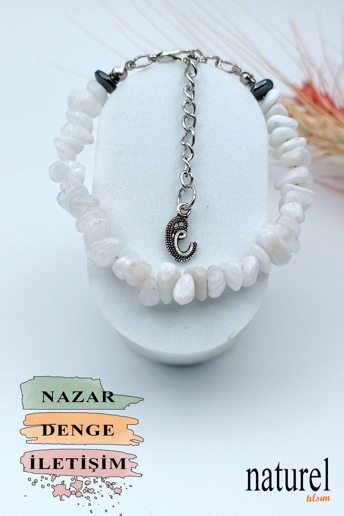 Natural Stone Moonstone Women's Bracelet - Broken Natural Stone - Gift Bracelet - Swordslife