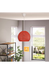 Pendent Ball Orange Chandelier