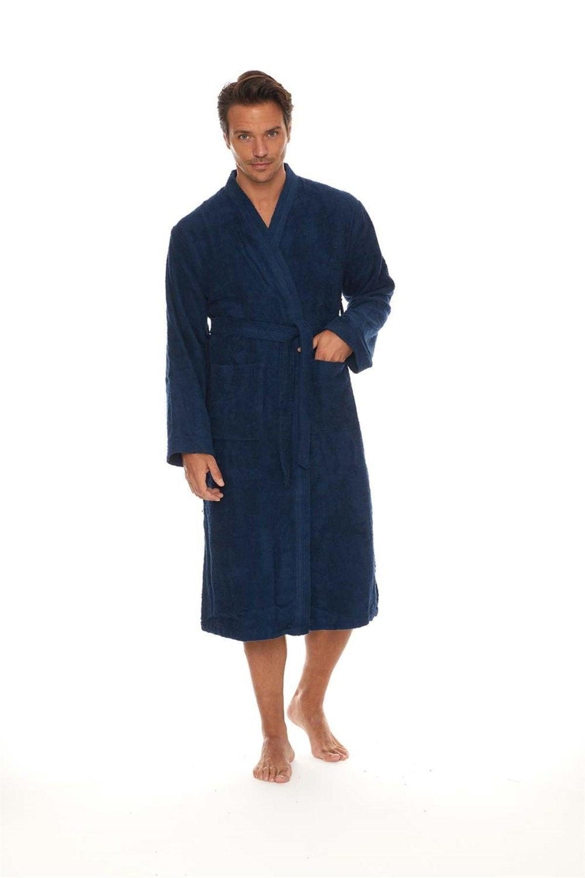 100% Organic Cotton Kimono Extra Soft Men's Bathrobe - Swordslife