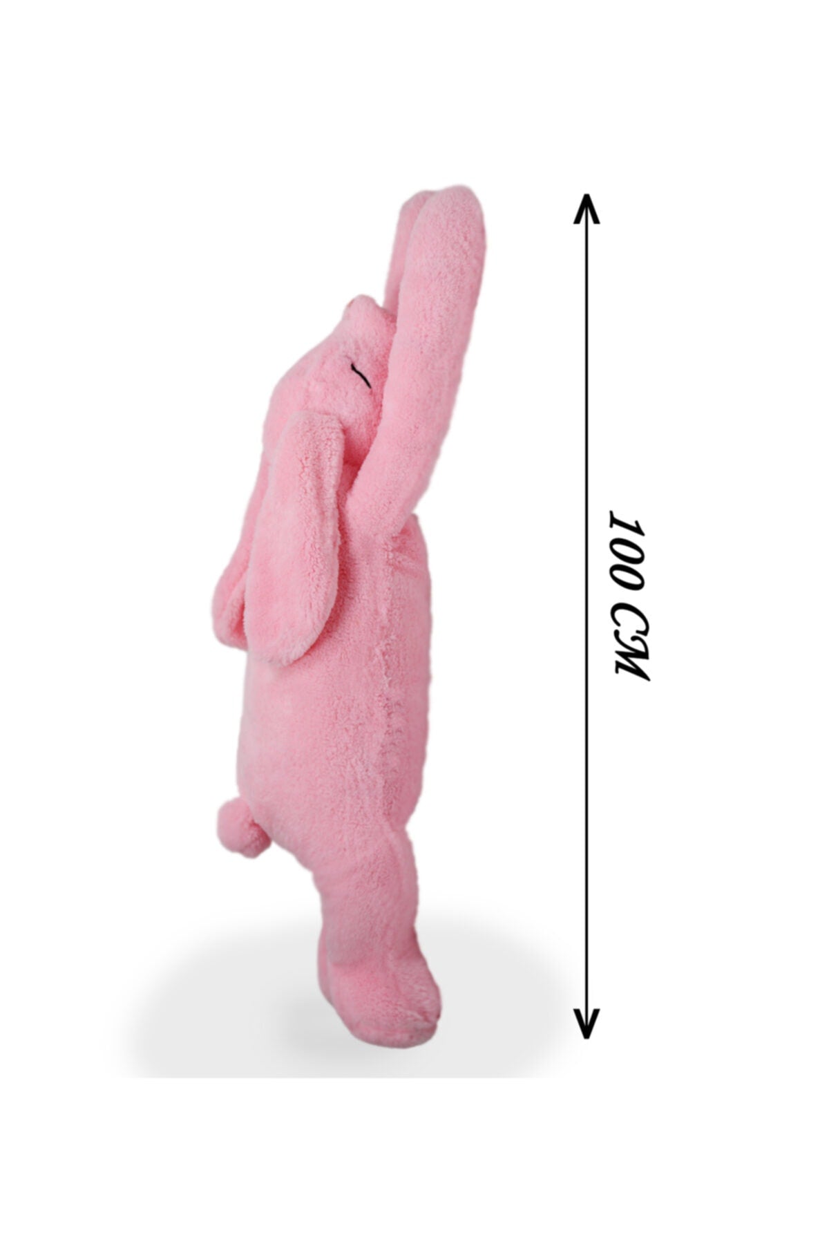 Özgüner 100 Cm Sleeping Companion Cute Rabbit Pink (100% Domestic)