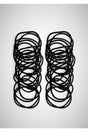 24 Pcs Black Thin Rubber Buckle Set - Swordslife