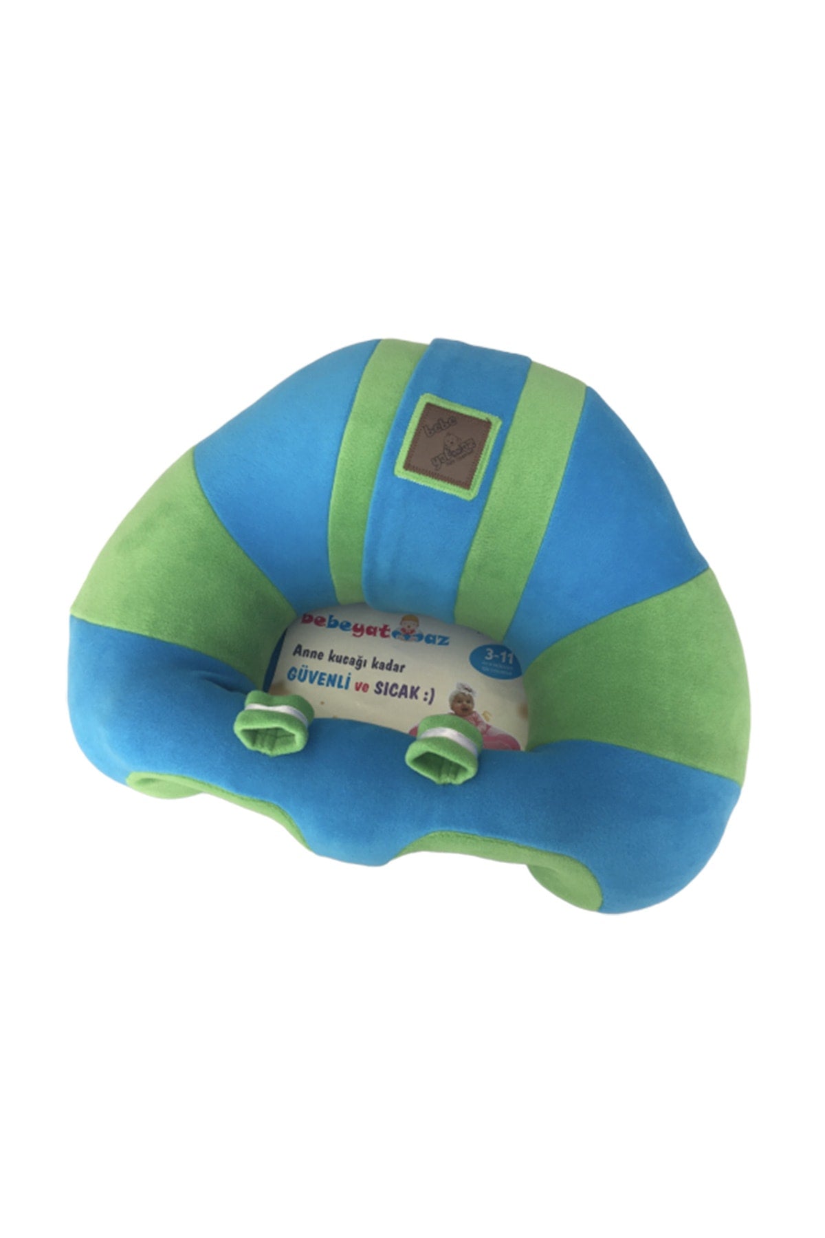 Rattle Blue-Green Baby Sitting Support Cushion Baby Seat