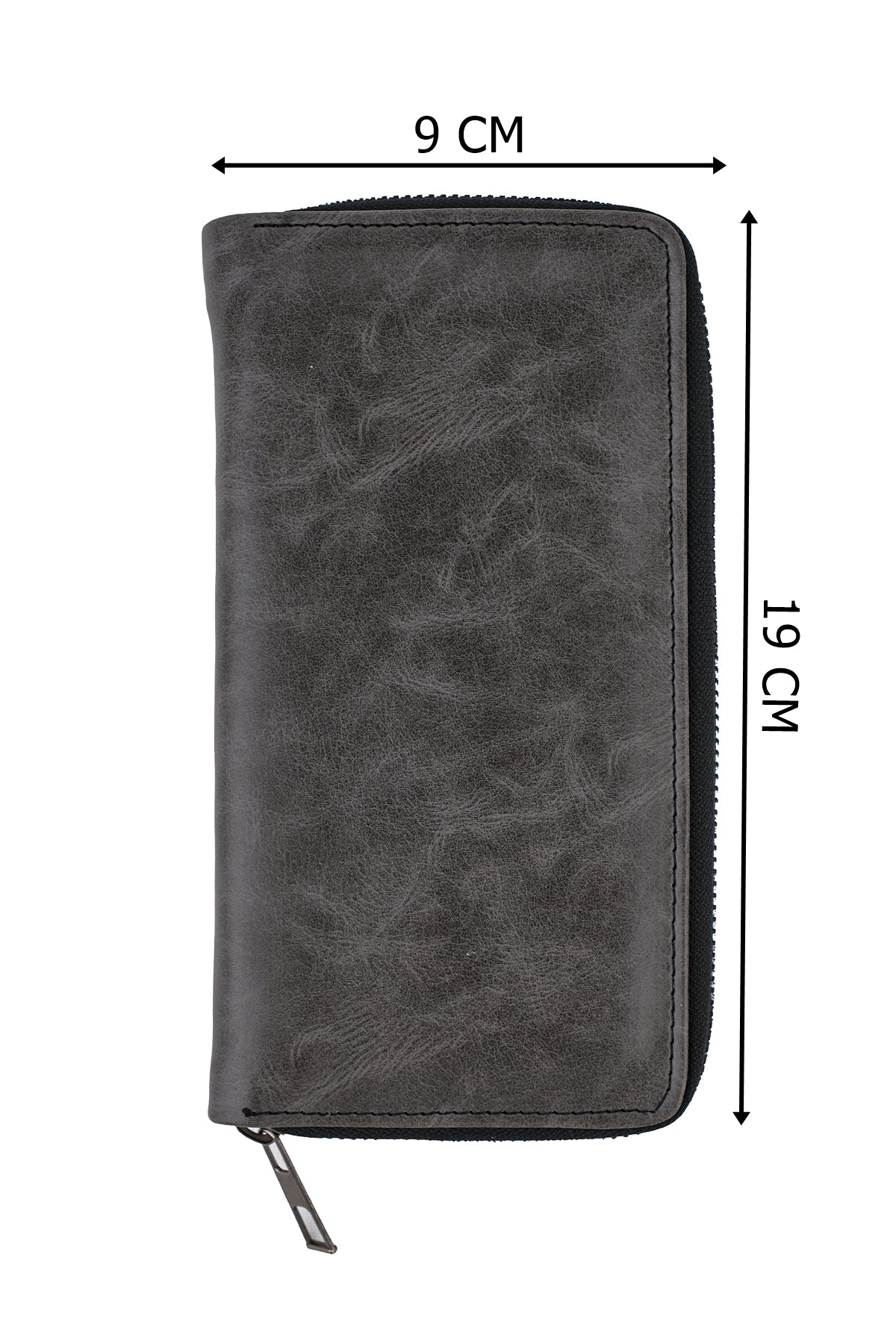 Unisex Vegan Leather Card Holder Wallet with Phone Compartment Xclub Model